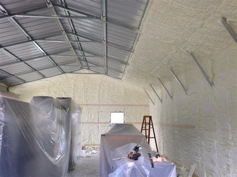 can you use spray foam insulation on metal house|metal building wall insulation kits.